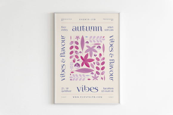 Autumn Flyer: Graphics and Print Templates