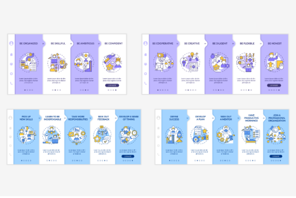 Career Development Templates Bundle: Graphics for Professional Growth