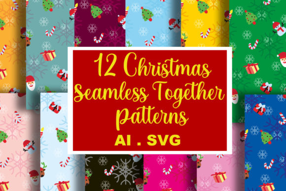Christmas Seamless Together Patterns
