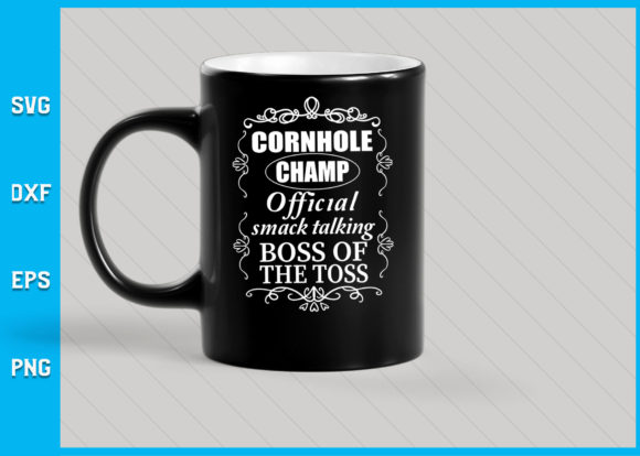 Cornhole Champion Boss of the Toss SVG