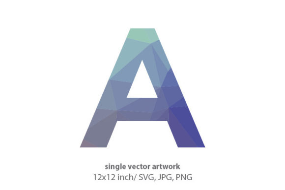 Geometrical Pattern, Letter a: Graphics & Icons for Creative Design