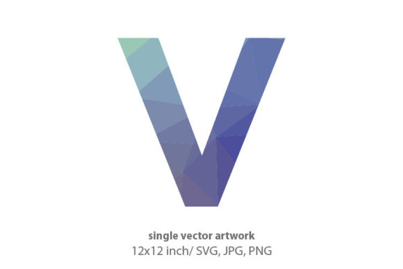 Geometrical Pattern, Letter V: Graphics & Icons for Local Branding