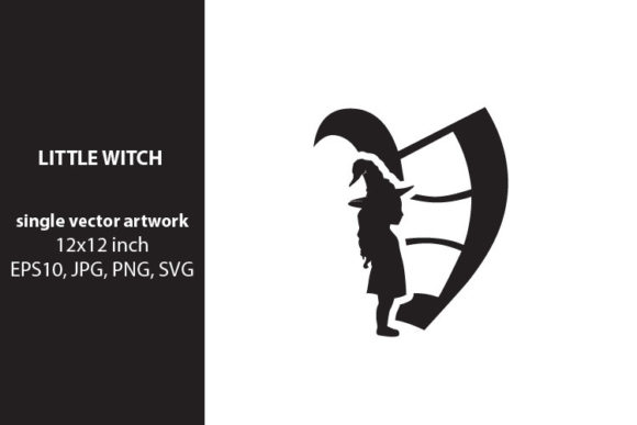 Little Witch - Monogram Letter V Graphics and Icons