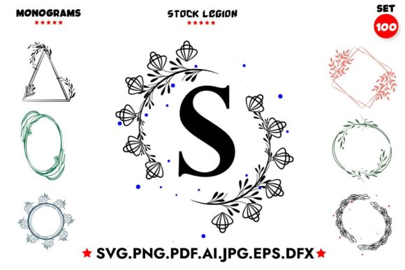 Monograms Bundle: Graphics for Decorative Elements