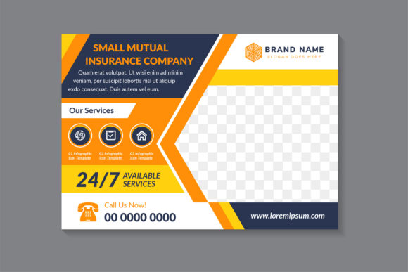 Small Mutual Insurance Company Horizontal Graphics